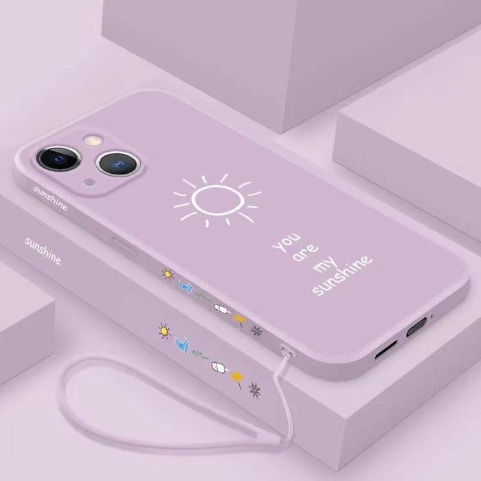 IPHONE 13 PRO MAX SOFT CASE TALI MOTIF SUNSHINE SILIKON CASING HP