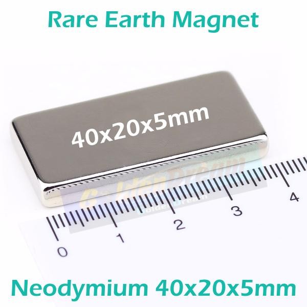 

hanya disini] Strong Magnet Neodymium 40x20x5mm Persegi Petak 40x20x5 mm Kotak Plat