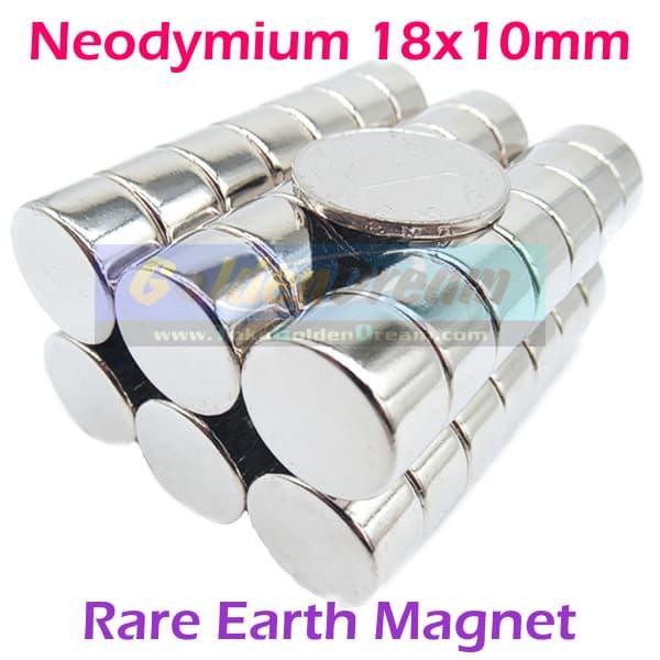 

Silahkan Order] Strong Magnet Neodymium 18x10mm Silinder N52 Disc 18x10 mm 18 x 10