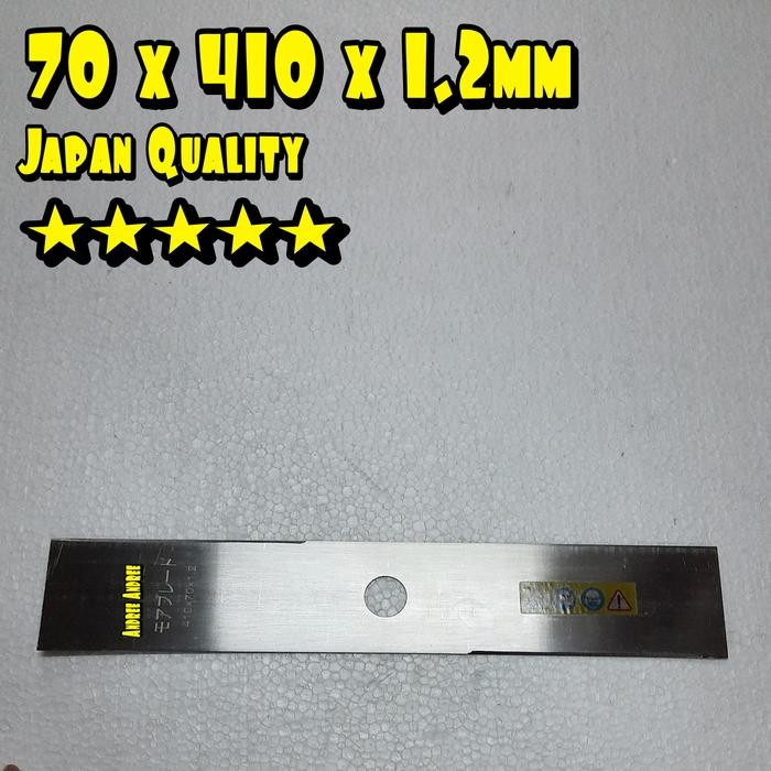 yang dicari@@@@] Blade Cutter 70 x 410 x 1.2 mm Mata Kepala Pisau Potong Rumput 7 x 41