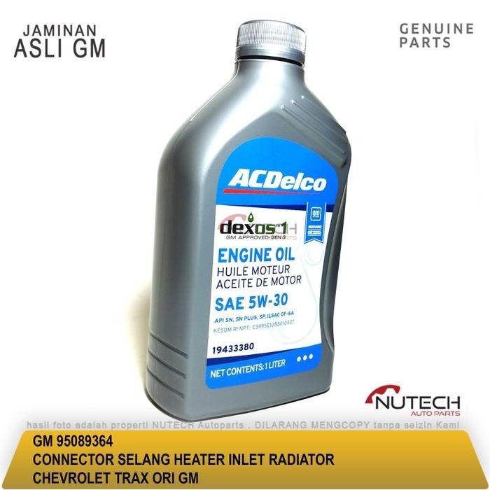 Oli Mesin Bensin 5W 30 5W30 Full Sintetis Gm Tech Dexos 1 Gen 2