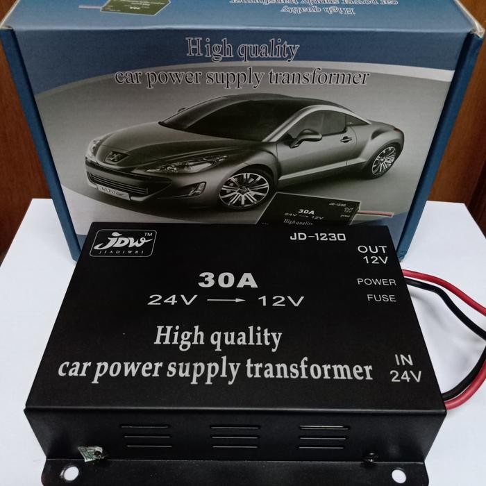 Car Power Supply Transformer CONVENTER 24VOLT KE 12VOLT (JD-1230)