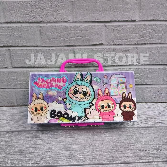 

Labubu Kode/ 3 Tingkat Karakter Labubu/ Anak Viral Perlengkapan Sekolah Stationery Alat Tulis Pensil