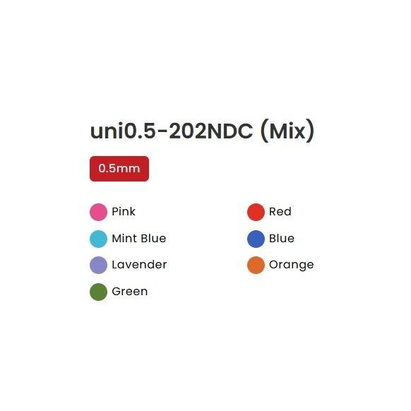 

Isi Pensil Mekanik Uni Nano Dia Mix Color, Isi 40 Leads - High Quality Leads, 5X Lebih Kuat Dari