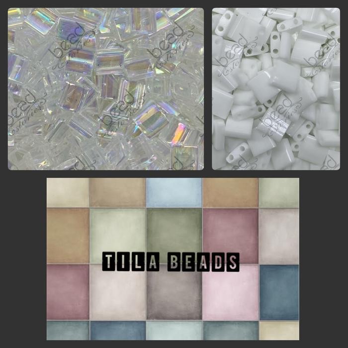 Miyuki Tila Beads TL - White