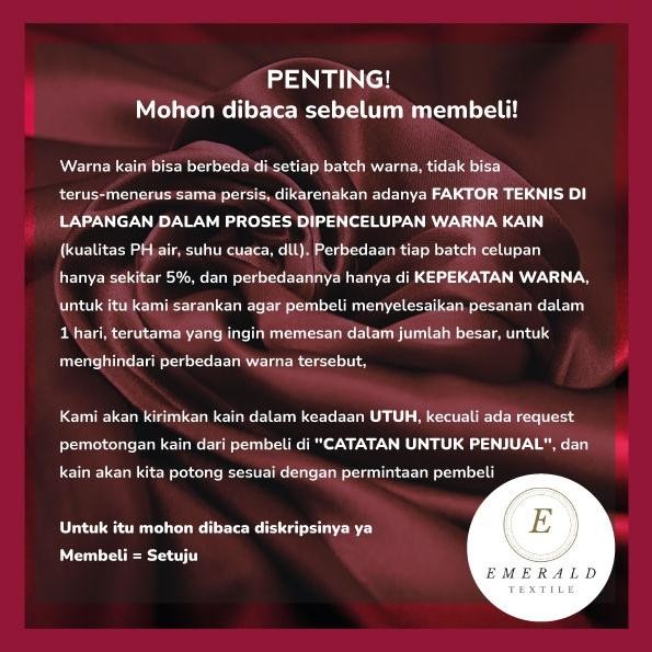 Kain Satin Maxmara Premium Grade A ( 1 Roll )