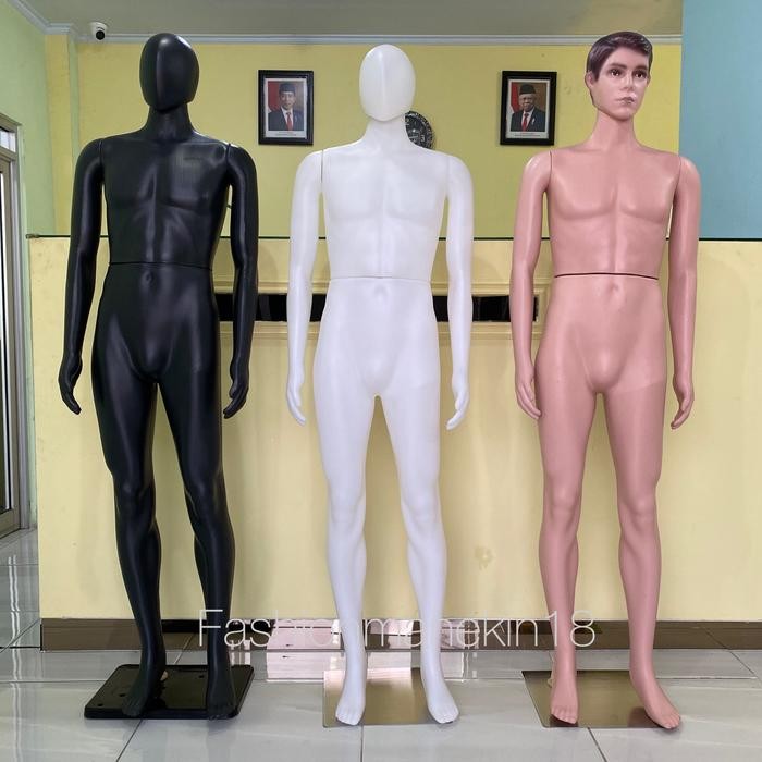 PATUNG MANEKIN FULLBODY PRIA WANITA DEWASA KEPALA ALIEN