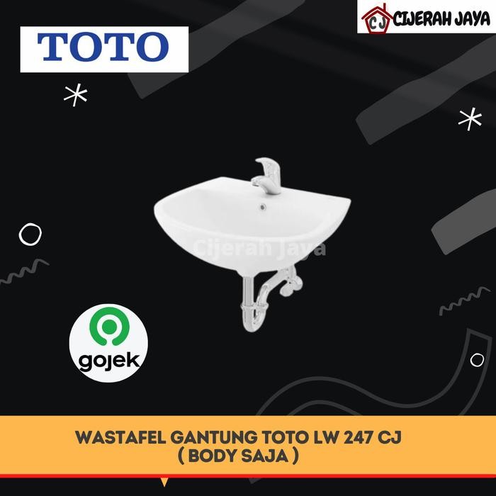+++++] Wastafel Gantung TOTO LW 247 CJ / Wall Hung Lavatory TOTO LW247CJ