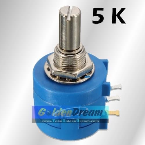 ,,,,,,,] Bourns Potensiometer 5K Wirewound Multi Potensio 3590S 5000 Ohm 502