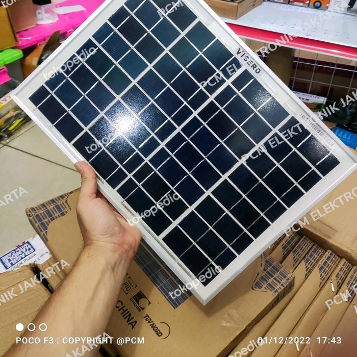 Solar Panel/Solar Cell/Panel Surya Poly/Polycrystalline 10 Wp Visero