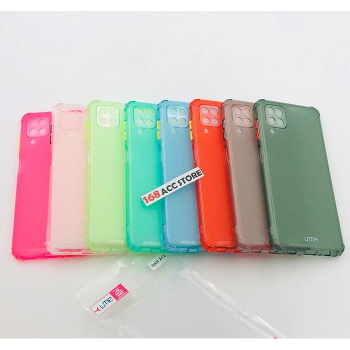 SILIKON SAMSUNG A12 CASE WARNA / SOFT CASE SAMSUNG A12 UME RAINBOW