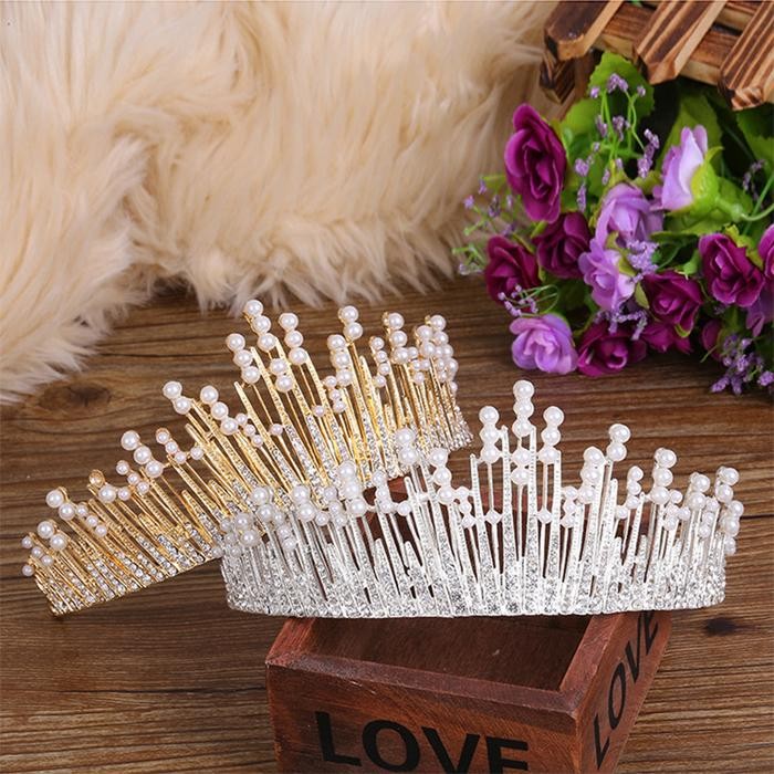 Mahkota pengantin wanita/mahkota tiara/mahkota hijab