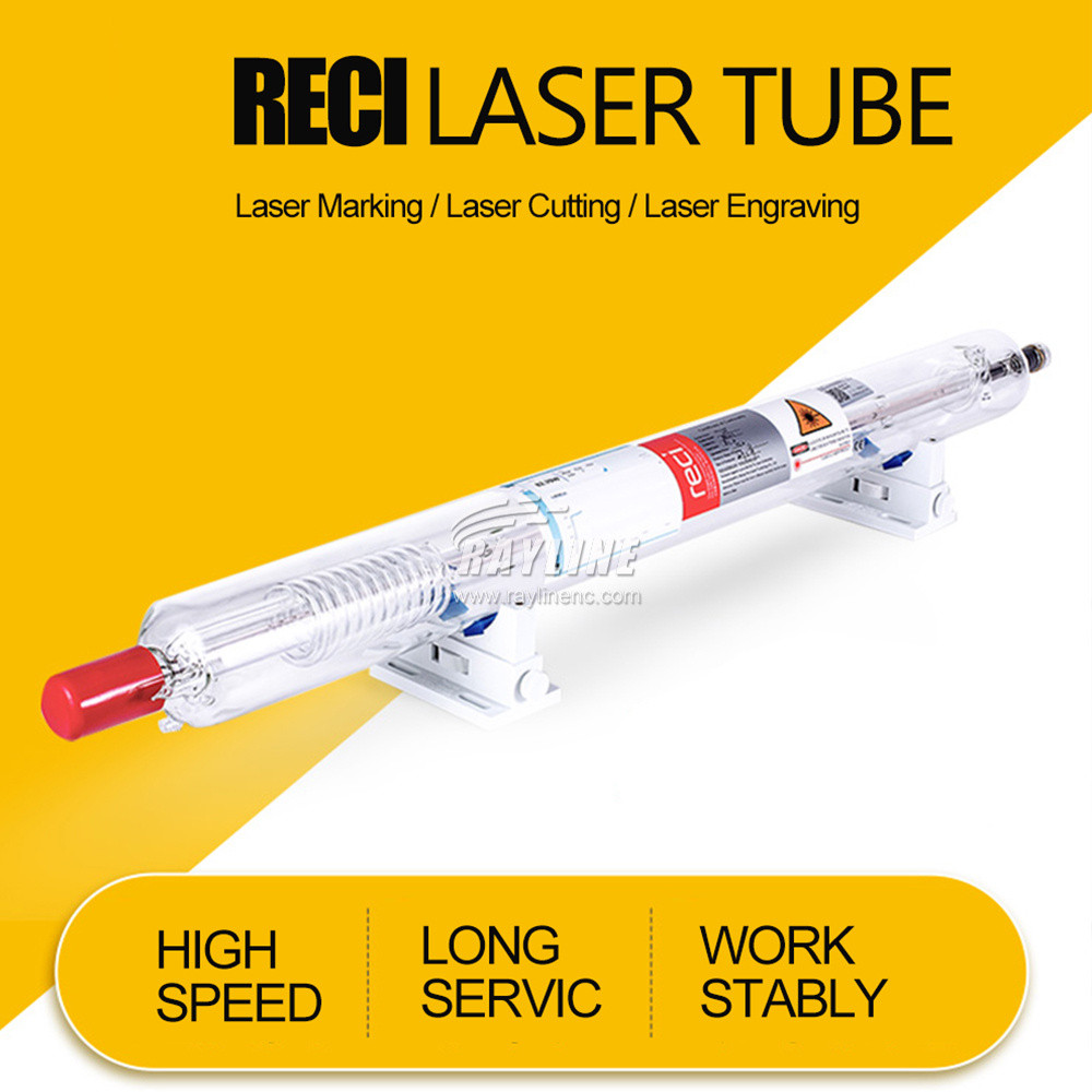 Reci Laser Tube 100w For Fiber laser cutting machine CNC plasma cutting machine Co2 Laser Engraver