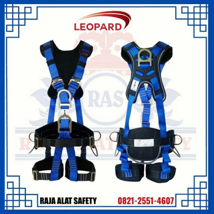 

Terlaris Full Body Harnes Leopard Lpsh 009 + Double Big Hook Lanyard + Absorber