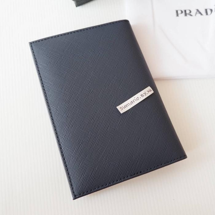 PASSPORT HOLDER PASSPOR COVER TEMPAT PASPOR KULIT ASLI PRADA