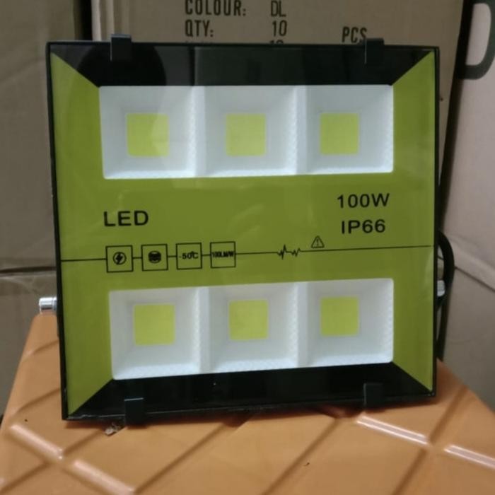 Lampu Sorot Led 100 Watt / 100 W Mata Cob / Led Floodlight 100 W