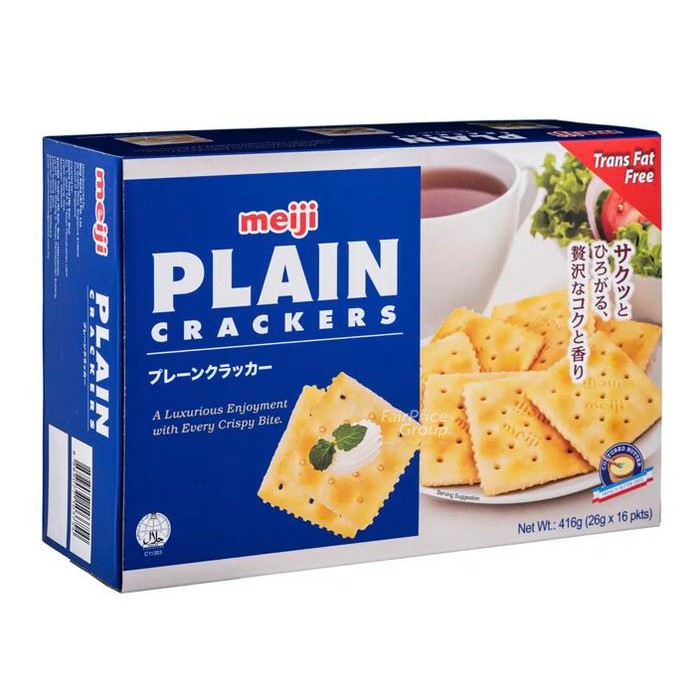 

Meiji Plain Cracker 416g / Crackers Meiji Original best seller