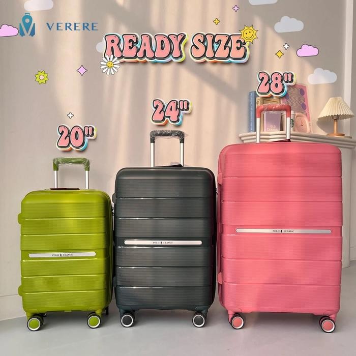 Koper Jumbo Polo Classic Size Bagasi 28 INCH TSA Lock Expandable 10099