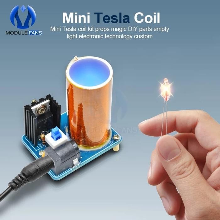Bd234 Mini Tesla Coil Diy Kit High Voltage Transmiter Generator