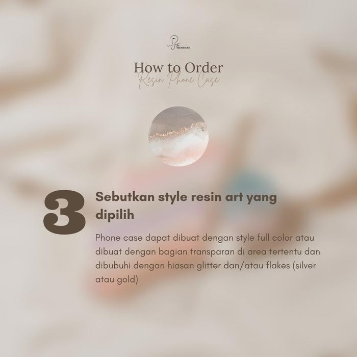 (Expert) Marble Resin Phone Case - Custom Warna