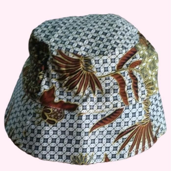 Topi Bucket Batik Bolak-Balik Batik Pria Wanita