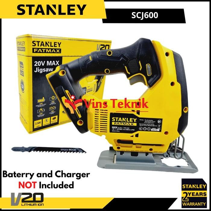STANLEY SCJ600 Mesin Gergaji Jig saw Jigsaw Baterai Cordless JigSaw SCJ 600