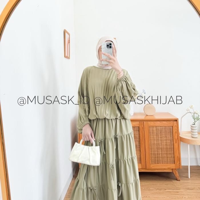 (Allthebest) ATASAN PLISKET OVERSIZED / ATASAN PLISKET BATWING / BAJU PLISKET OVERSIZED / A07