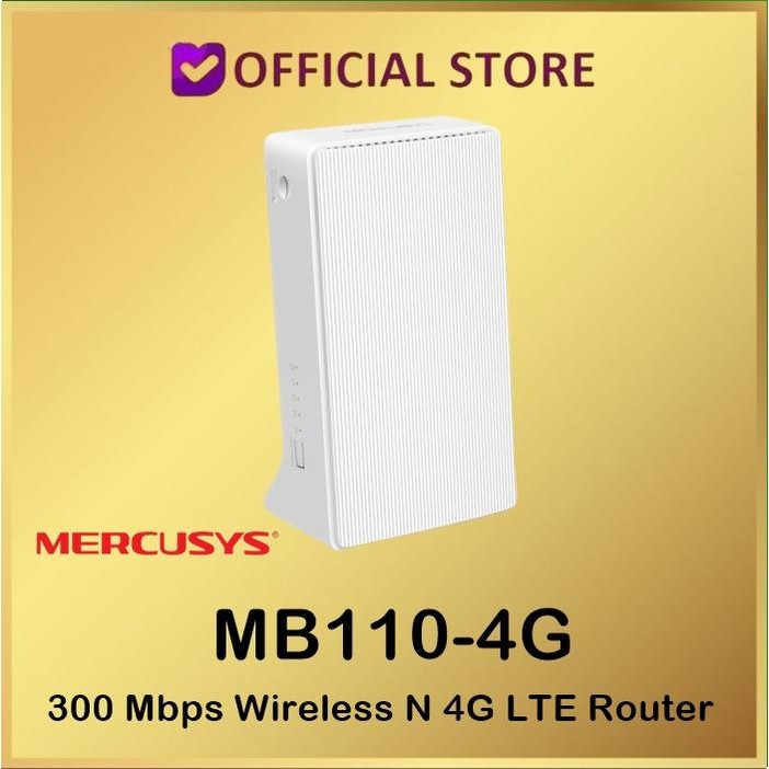 Mercusys MB110-4G N300 4G LTE Modem Wireless Router MB 110 - 4G