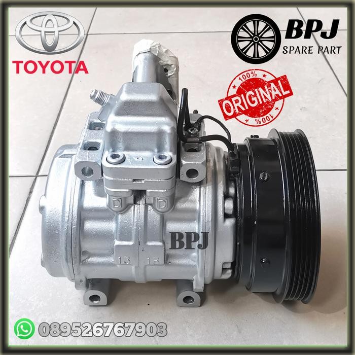 Terbaru Compressor Kompresor Ac Starlet Kapsul 1300Cc 1.3 Taruna Futura Denso Original