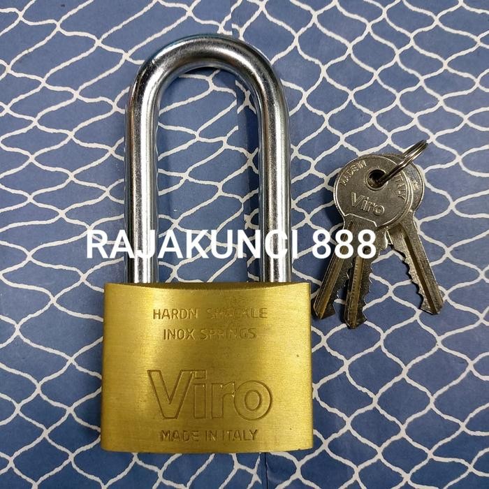Gembok VIRO 60mm L / Gembok viro 60mm panjang kuningan / Gembok 60mm