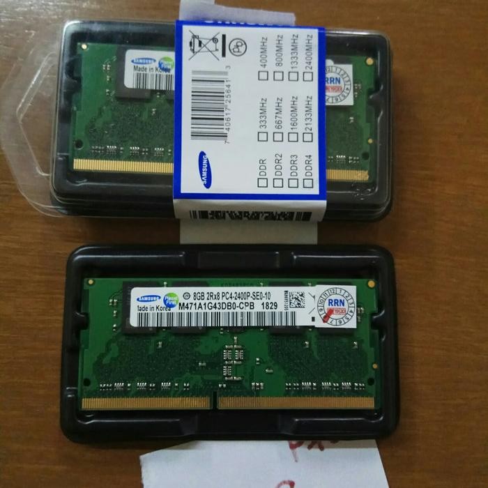 Sodim Ram 8Gb Ddr4 2Rx8 Pc4-2400P-Se0-10 Original