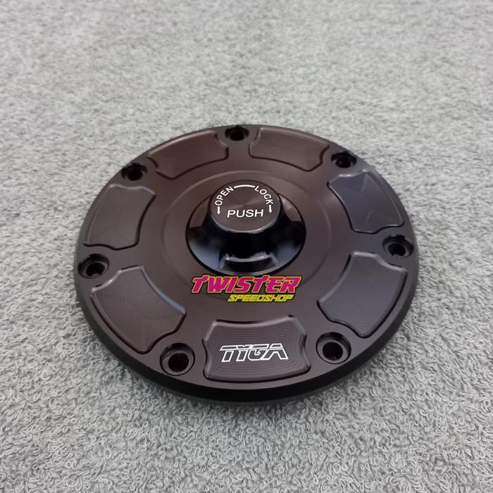 PREMIUM tutup tangki tyga ninja r ninja rr ninja ss fuelcap keyless tyga