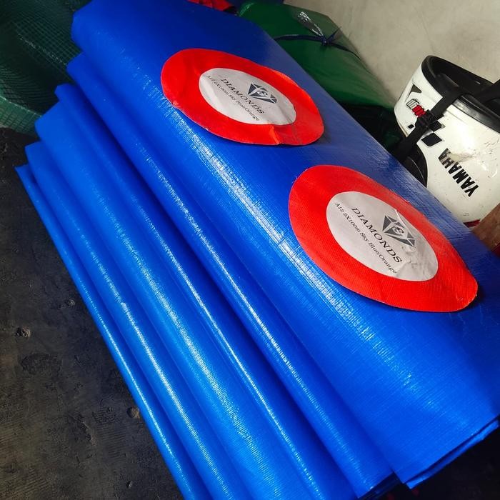 PREMIUM terpal kolam bulat lembaran diamond a12 ukuran bebas