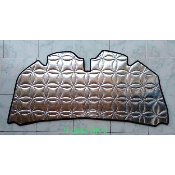 PREMIUM Cristall Peredam kap mesin Honda Jazz Gk5 silver