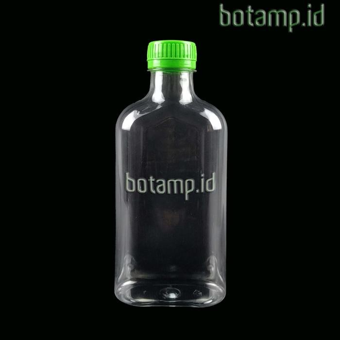 (Expres) Pabrik Produksi Botol Plastik Madu Gepeng 300ml Bening