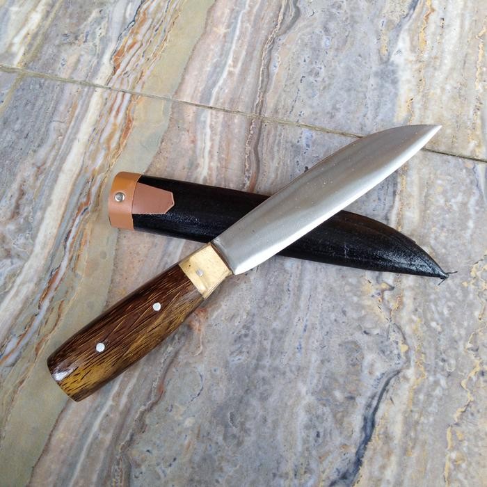 (Expert) Pisau Dapur Ruyung Serbaguna Full Tang Asli Baja Per