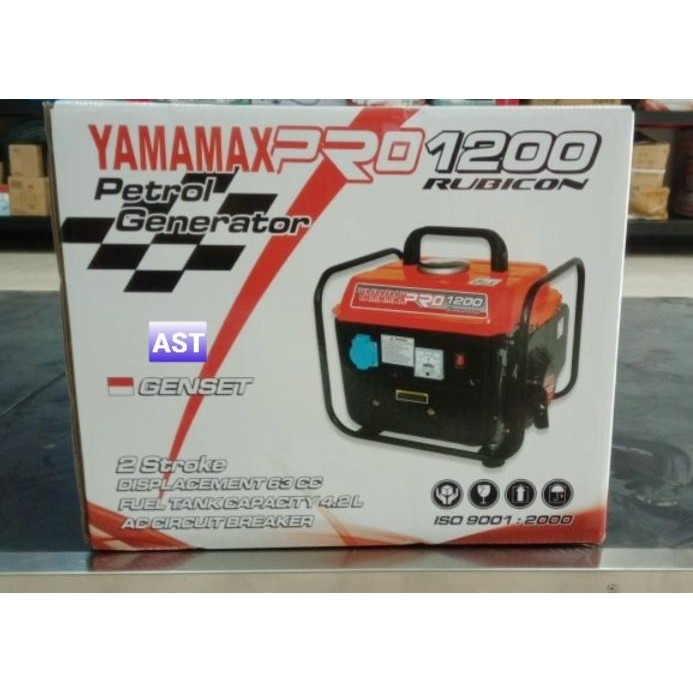GENSET YAMAMAX 1200+FRAME RECOIL STATER WARNA:MERAH