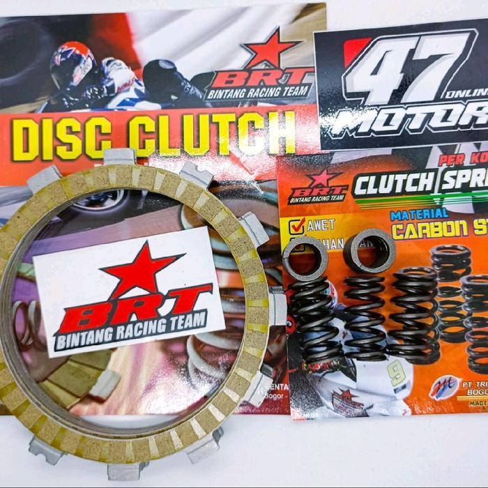 Paket Kampas & Per Kopling Brt Satria Fu Fi Karbu Gsx 150