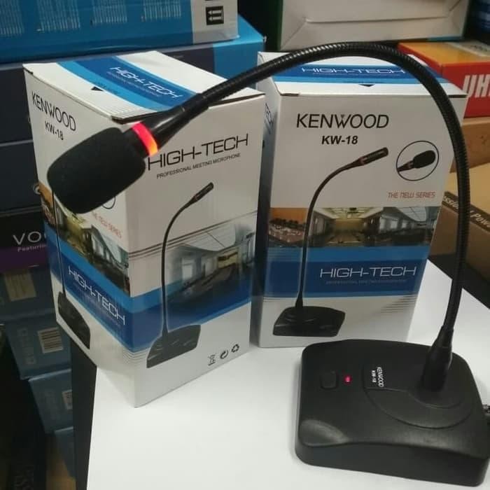 Cuci Gudang Mic Meja Kenwood Kw 18 Stand Mic Microphone Meja Kenwood Kw 18