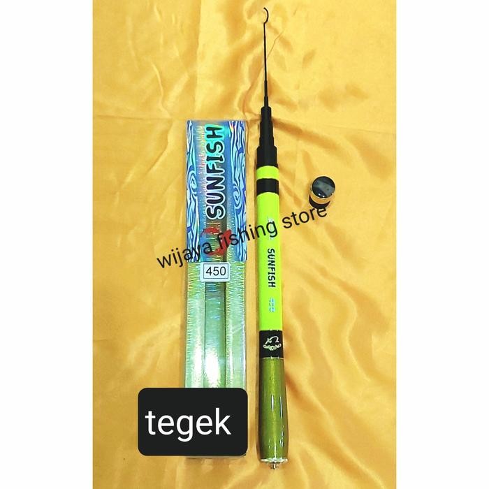 joran tegek sunfish carbon 450 RUAS PENDEK
