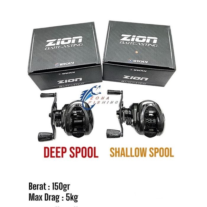 Reel Iroly Zion Bc Baitcasting Full Carbon Body Drag Clicker Shallow And Deep Spool