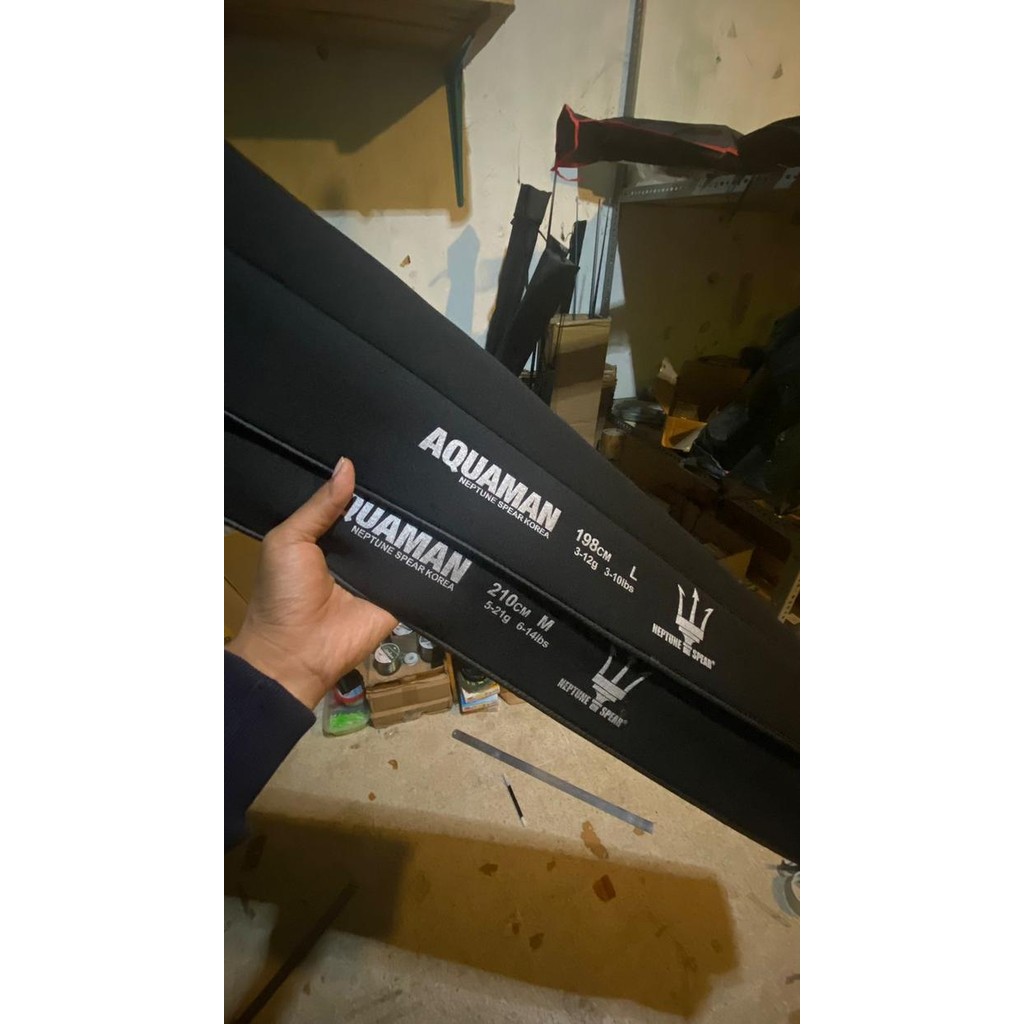 Blank Carbon Hollow Joran Pancing Aquaman Neptune Spear Korea 198 210 10lb dan 14lb