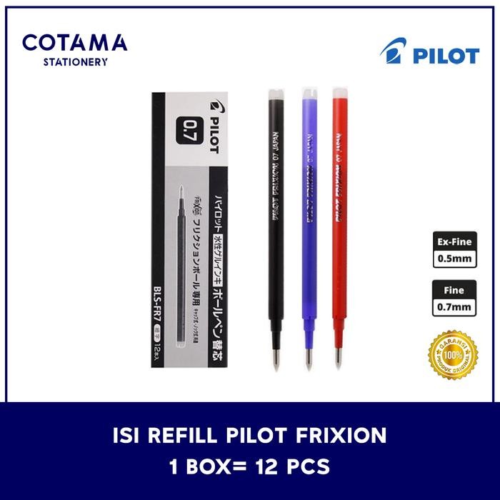 

Isi Refill Pulpen Frixion Clicker Erasable 0.5/0.7 - 1 box isi 12 pcs