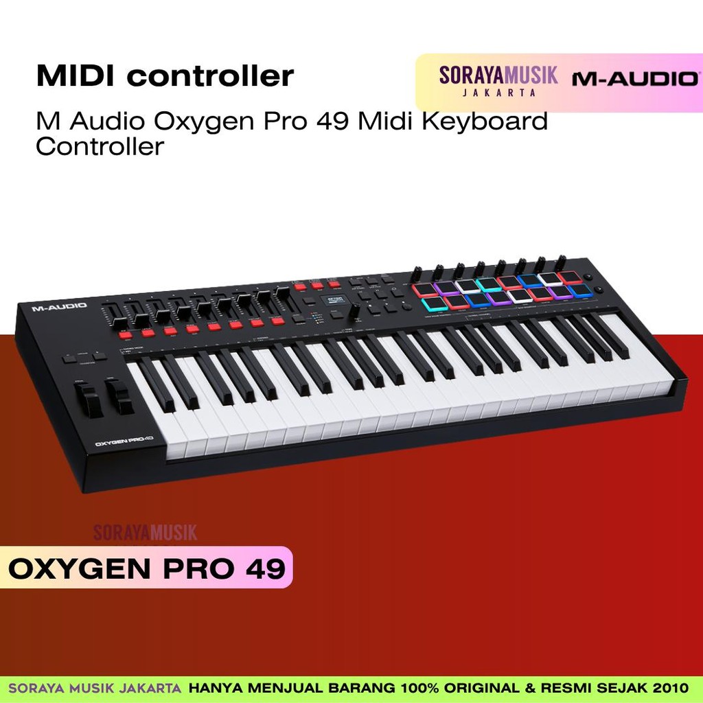 M Audio Oxygen Pro 49 Midi Keyboard Controller