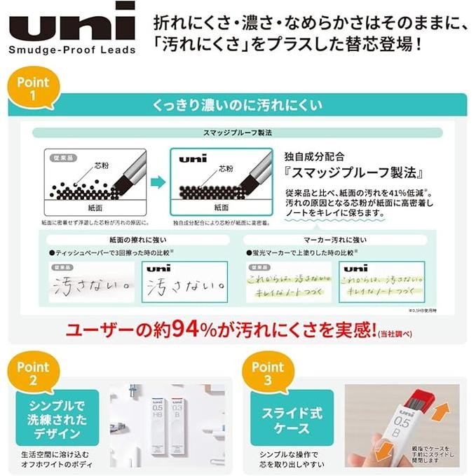 

uni Lead Pencil 0.3mm 2B UNI03-202ND