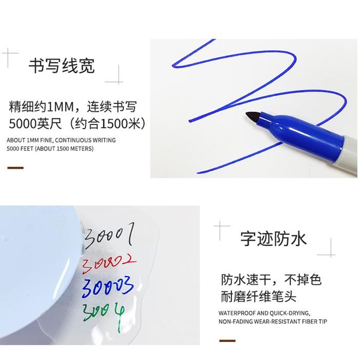 

Sharpie Permanent Marker 30001 Industrial Dust-free Marker 1.0mm Paint Pen Waterproof Quick-drying