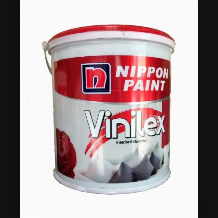 CAT TEMBOK INTERIOR NIPPON VINILEX 5KG: WARNA PASTEL (PUTIH)