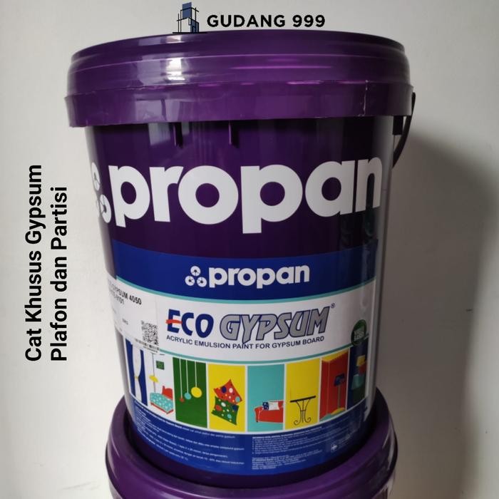 CAT GYPSUM / CAT PLAFON / ECO GYPSUM PROPAN 25 KG / WHITE PUTIH 4050