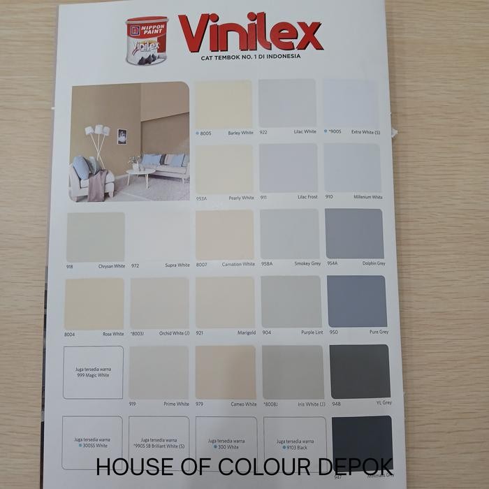 NIPPON VINILEX PRO1000 CAT TEMBOK DALAM/CAT TEMBOK INTERIOR/CAT TEMBOK 20 KG