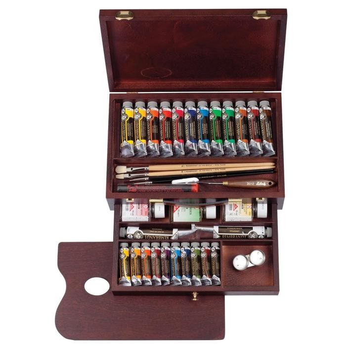 REMBRANDT OIL COLOUR WOODEN BOX MASTER